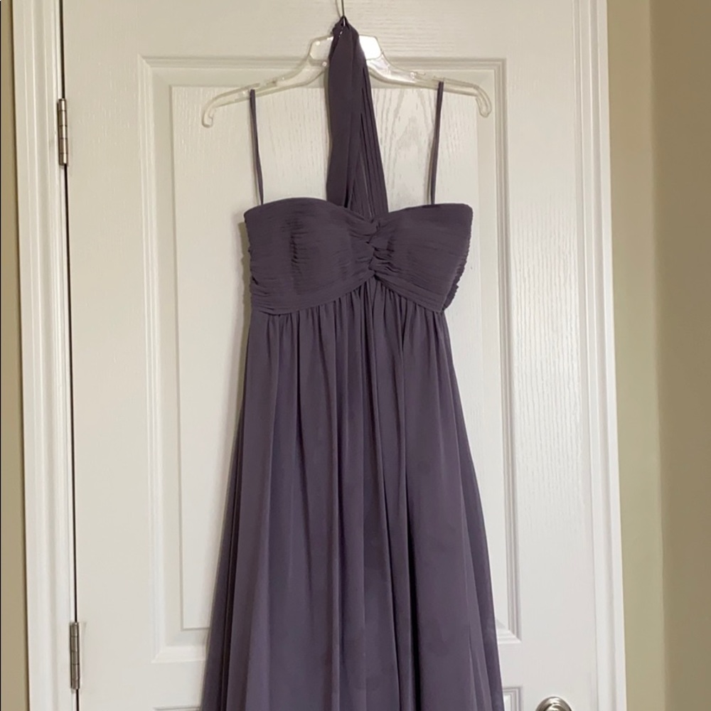 Bari Jay Bridemaids Dress wisteria color